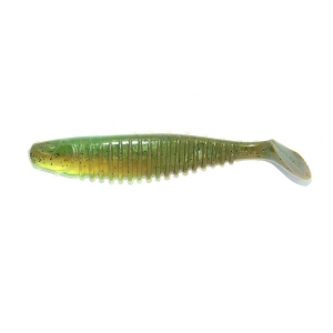 Berkley Flex Slim Shad  - Breen-Clear Chartreuse 18cm