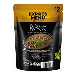 Expres Menu  Čočková polévka - bezlepkové jídlo