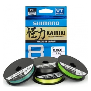 Shimano Šňůra Kairiki 8 0,16 mm/10,3 kg/150 m zelená