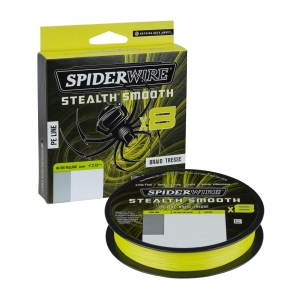 Spiderwire Pletená šňůra Stealth Smooth x8  0.05mm 150M 5.4Kg Yellow