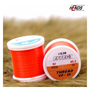 Hends Effect  thread 0,08mm 45,5m - Fluo oranžová