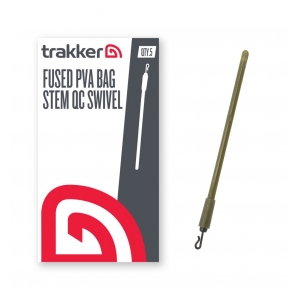 Trakker Products Dřík do inline olov  Fused PVA Bag Stem - QC Swivel