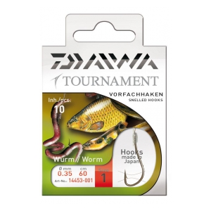 Daiwa Tournament háček navázaný Gr. 6-0,30mm-60cm-10ks