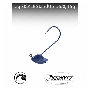 Jigovky.cz Jigová hlavička SICKLE StandUp 6/0 - 5 ks 15 g