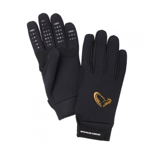 Savage Gear Rukavice Neoprene Strech Glove Black vel. L