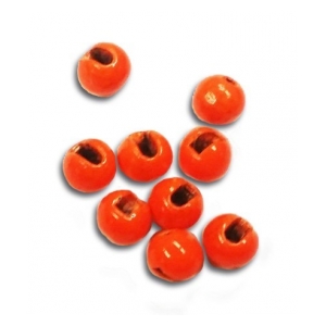 Sybai Tungsten Slotted Beads - Fluo orange 2mm