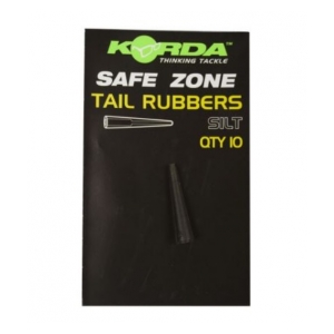 Korda Převleky Safe Zone Tail Rubbers 10ks Silt