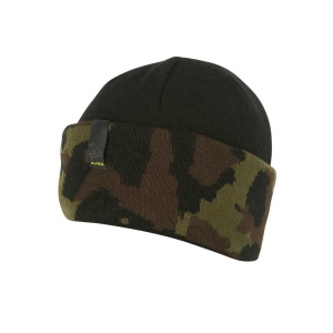 Avid Carp Čepice Black And Camo Beanie