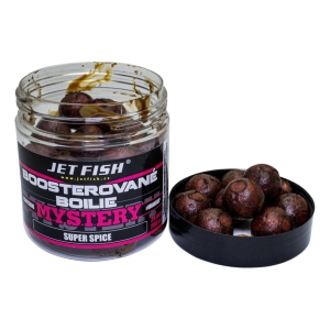 Jet Fish Boosterované boilie Mystery 250ml 24mm Super Spice