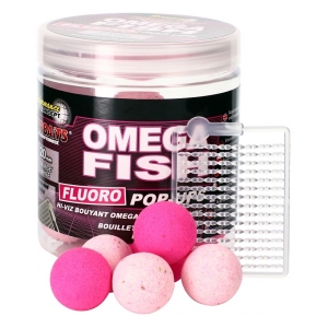 STARBAITS Plovoucí boilies Fluo Omega Fish 20mm 80g