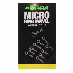 Korda Obratlík s kroužkem Micro Rig Ring Swivel Medium