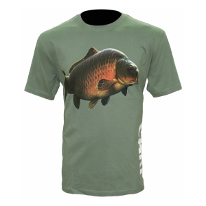 Zfish Tričko Carp T-Shirt Olive Green vel. L