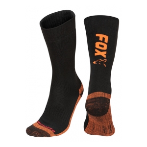 Fox International Ponožky Black/Orange Thermolite Long Sock vel. 44-47