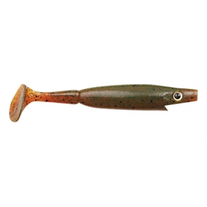 Strike Pro Gumová nástraha Piglet Shad 10 cm 7 g Motor Oil Pepper 1 ks