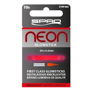 SPRO NEON GLOWSTICK RED 39X4.5MM             