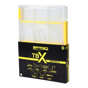 SPRO Krabička Tackle Box Medium Clear 25 x 17.5 x 2.5 cm