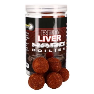 STARBAITS Tvrdé boilie Hard Boilies Red Liver 20mm 200g