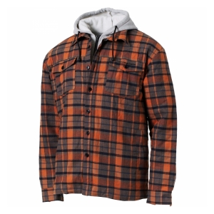 Savage Gear  Bunda TWIN SHIRT JACKET XXL ORANGE/GREY CHECK