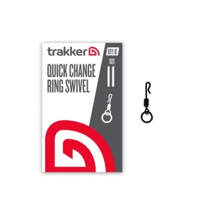 Trakker Products  Obratlík s kroužkem Quick Change Ring Swivel - size 11