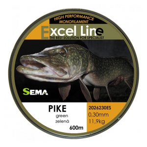 Sema  Vlasec Excel Line  Pike 600m/0,28mm - 9,85kg - zelená