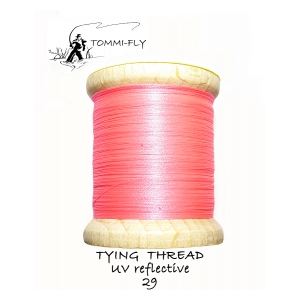 Tommi Fly TYING THREAD UV REFLECTIVE - studená růžová