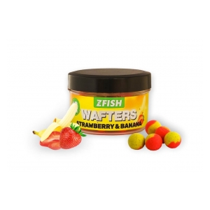 ZFISH Vyvážené Boilies Balanced Wafters 12mm Strawberry-Banana