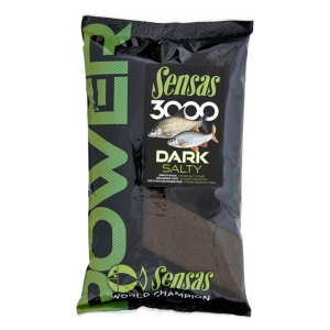 Sensas Krmítková směs 3000 Power Dark Salty 1kg