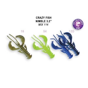 Crazy Fish Nimble 8cm floating color M114