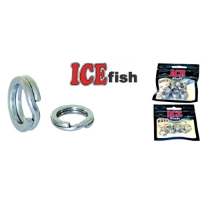 ICE fish Ploché kroužky - super pevné vel.7 - 10ks/bal  30kg