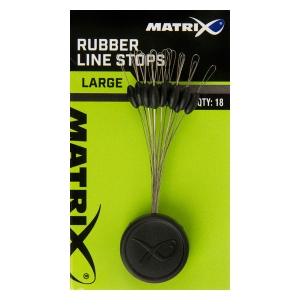 Fox Matrix Stopery Rubber Line Stops Medium x 18