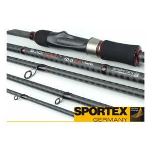 Sportex Rybářský prut Black Pearl MAXX travel 240cm / 40g 4-díl
