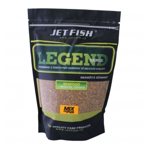 Jet Fish PVA mix Legend Range 1kg Seafood + Švestka-Česnek