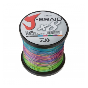 Daiwa pletená šňůra J-Braid barva multi color - 0,13mm 8kg   1 m - Nutné dokoupit cívku kód: 12025