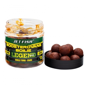 Jet Fish Boosterované boilie Legend Range 250ml 24mm Chilli Tuna-Chilli