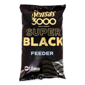Sensas Krmení 3000 Super Black (Feeder-černý) 1kg