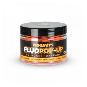 Mikbaits Plovoucí fluo boilie 150ml - Půlnoční pomeranč 18mm
