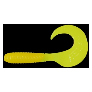 Relax Gumová nástraha Twister Standard 4 cm 5 ks Fluo Yellow