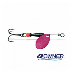 Jigovky.cz Rotační třpytka CLASSIC 2 - FLUO PINK (black/orange body) 