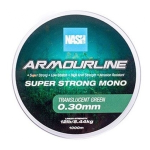 Nash  Vlasec Armourline Mono Green 0,30mm/12lb 1000m
