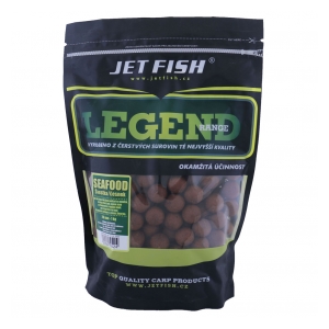 Jet Fish Boilie Legend Range 1kg 20mm Seafood Švestka/Česnek 