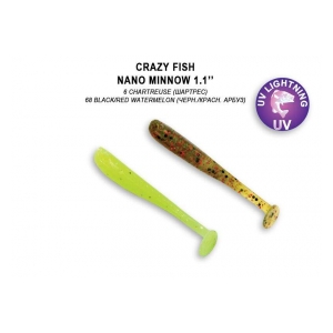 Crazy Fish Nano Minnow 1,1" 2,7cm  color 6/68