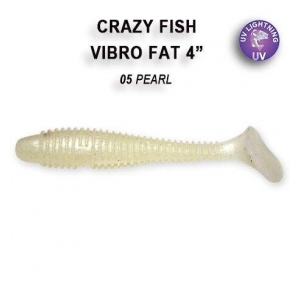 Crazy Fish Vibro Fat 7,1cm barva 5 pearl, příchuť anýz 