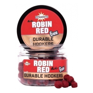 Dynamite Baits Měkčené peletky Durable Hookers Robin Red 6 mm