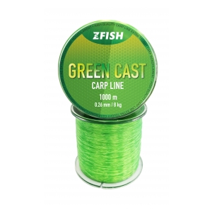 ZFISH Vlasec Green Cast Carp Line 1000m 0,26 mm
