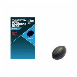 Nash Korálky Tungsten Oval Leadcore Bead 8mm