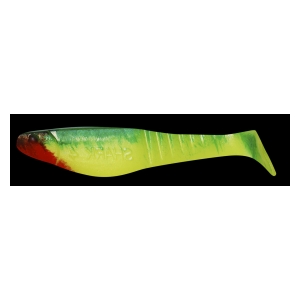 Relax Gumová nástraha Kopyto Shark 10 cm 1 ks Standart yellow dark green red