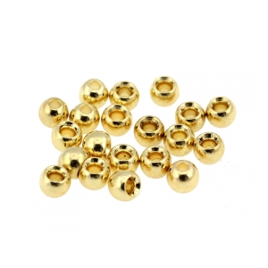 Sybai Brass clasic beads zlatá - 5,5mm