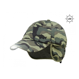 Delphin Zimní LED kšiltovka OutLINE Camo - UNI