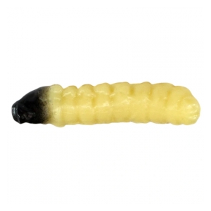 Revol Baits Nástraha Caddis Larva natural 10ks 40mm - sýr a česnek