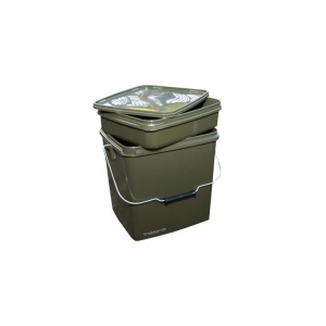 Trakker Products Plastový box na návnady a nástrahy - 13 Ltr Olive Square Container inl. Tray
